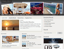 Tablet Screenshot of istanbulbeach.com